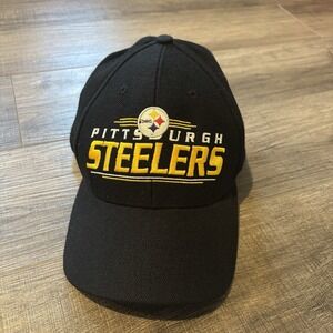 VTG Pittsburgh Steelers Twin Enterprises SnapBack Black & Yellow 90s